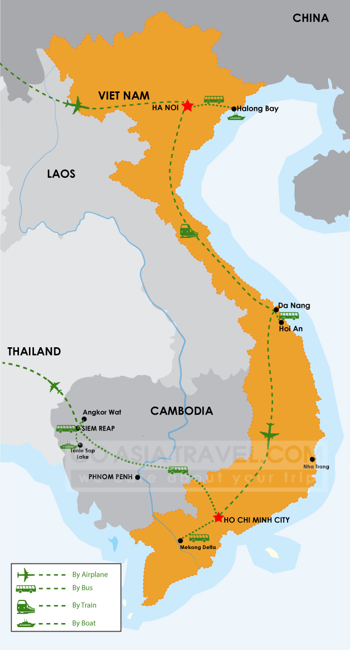 TZ5: ALL OF VIETNAM AND SIEM REAP CAMBODIA IN 12 DAYS