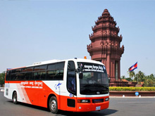 Bus to Phnom Penh