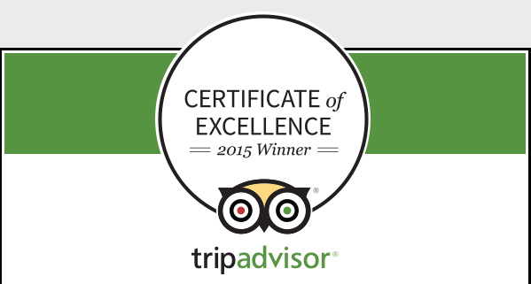 Certificate of Excellence 2015 Winner - Go Asia Travel