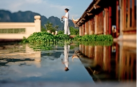 Enjoying great time at Emeralda Resort Ninh Binh this Autumn